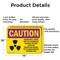Signmission Radiation & Laser Sign, 10 in H x 14 in W, Aluminum, Rectangle OS-2PACK-CR-A-1014-L-10138 - alternate 5
